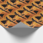 Gekantelde Smile Jack-O-Lantern inpakpapier (Hoek)