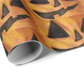 Gekantelde Smile Jack-O-Lantern inpakpapier (Rol Hoek)