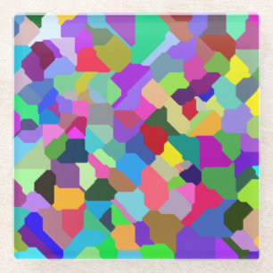 Gekantelde Tegel Glas Onderzetter