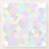 Gekantelde Tegel Glas Onderzetter (Achterkant)