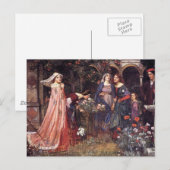 gekantelde tuin briefkaart (Voorkant / Achterkant)