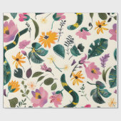 gekantelde tuin cadeaupapier (Vlak)