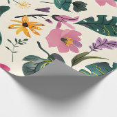 gekantelde tuin cadeaupapier (Hoek)