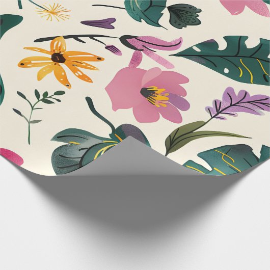 gekantelde tuin cadeaupapier (Hoek)