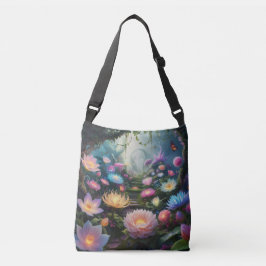 gekantelde tuin crossbody tas