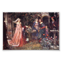 gekantelde tuin foto afdruk