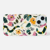 gekantelde tuin iPhone 15 case (Achterkant horizontaal)