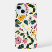 gekantelde tuin iPhone 15 case (Achterkant)