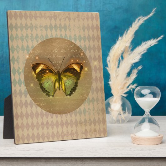  gekantelde vlinder fotoplaat (Zijkant)