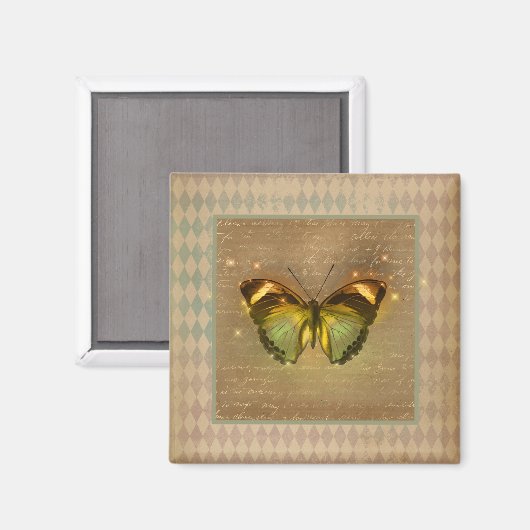  gekantelde vlinder magneet (Voorkant / Achterkant)