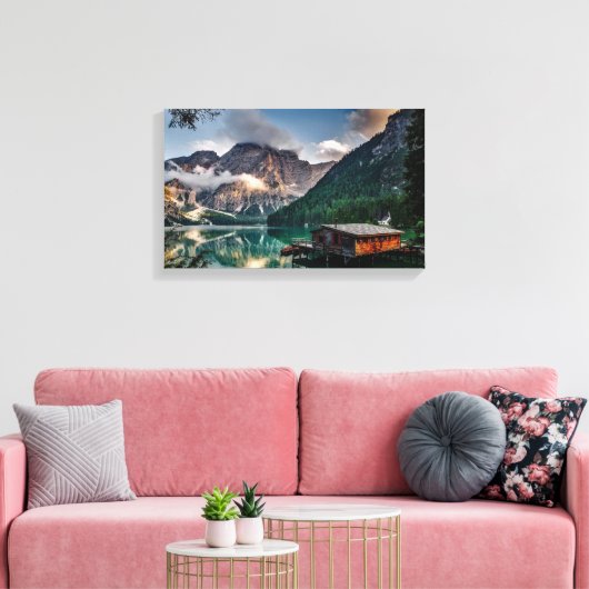 Gekapeld canvas (glanzend) (Insitu (Woonkamer))