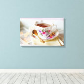 Gekapeld canvas (glanzend) afdruk (Insitu (Houten vloer))