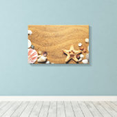 Gekapeld canvas (glanzend) afdruk (Insitu (Houten vloer))