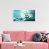Gekapeld canvas (glanzend) afdruk (Insitu (Woonkamer))