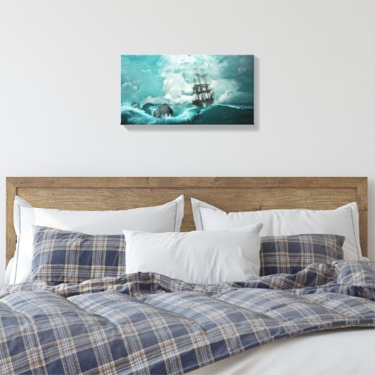 Gekapeld canvas (glanzend) afdruk (Insitu (Slaapkamer))