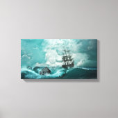 Gekapeld canvas (glanzend) afdruk (Voorkant)