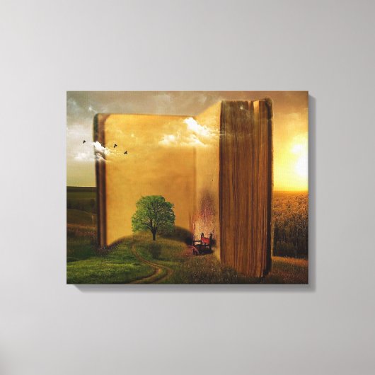 Gekapeld canvas (glanzend) afdruk (Voorkant)