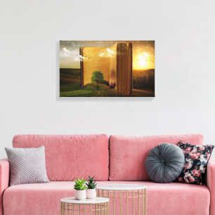 Gekapeld canvas (glanzend) afdruk