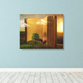Gekapeld canvas (glanzend) afdruk (Insitu (Houten vloer))