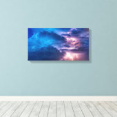 Gekapeld canvas (glanzend) afdruk (Insitu (Houten vloer))