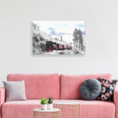 Gekapeld canvas (glanzend) afdruk (Insitu (Woonkamer))