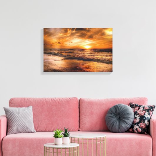 Gekapeld canvas (glanzend) afdruk (Insitu (Woonkamer))