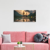 Gekapeld canvas (glanzend) afdruk (Insitu (Woonkamer))
