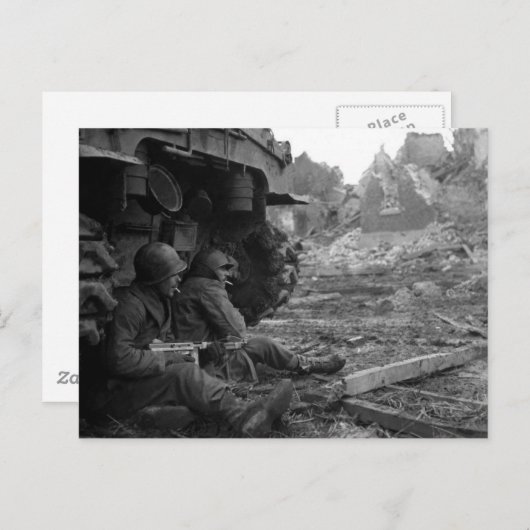 Gekapseld en aaneengesloten ergens in Frankrijk Briefkaart (Voorkant / Achterkant)