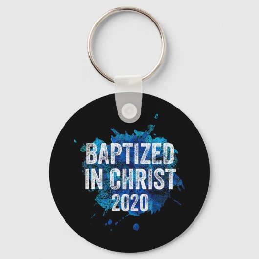 Gekapseld in Christus 2020 Baptismekerk Christelij Sleutelhanger (Voorkant)
