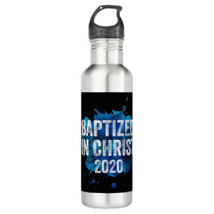 Gekapseld in Christus 2020 Baptismekerk Christelij Waterfles
