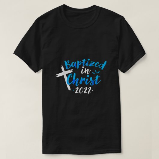 Gekapseld in Christus 2022 Baptisme katholiek Chri T-shirt (Design voorkant)