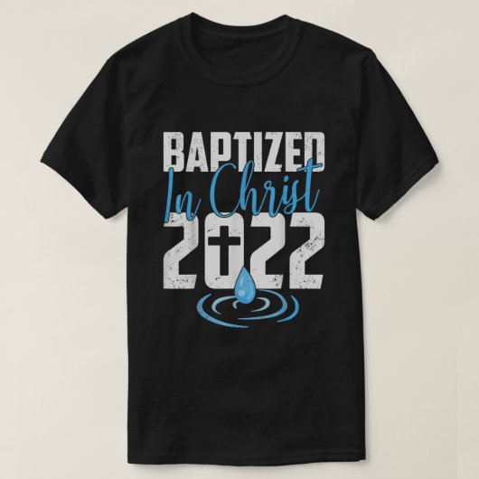 Gekapseld in Christus 2022, de Groep van de Baptis T-shirt (Design voorkant)