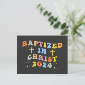 Gekapseld in Christus Feestdagenkaart (Staand voorkant)