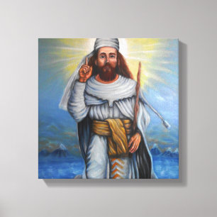 Gekapt schilderdoek van Zarathustra (profeet Zoroa Canvas Afdruk