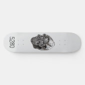 Gekapte Schedel Persoonlijk Skateboard (Horizontaal)