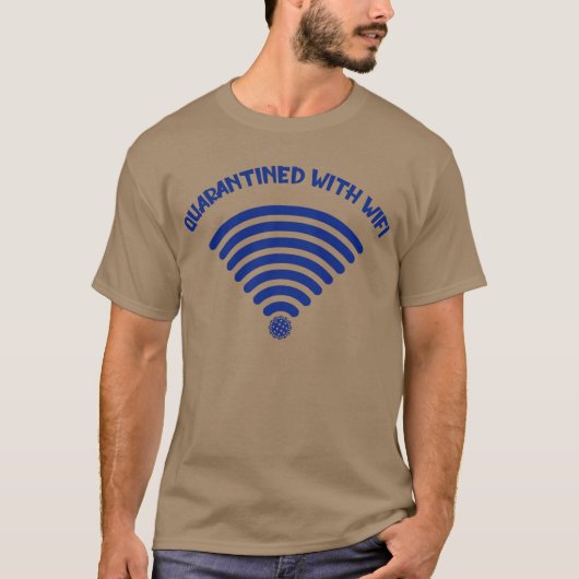 GEKARANTEERD MET WIFI T-SHIRT (Voorkant)