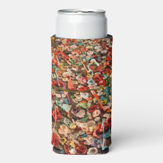 gekauwde bubelgom seltzer blikjeskoeler (Seltzer Voorkant)