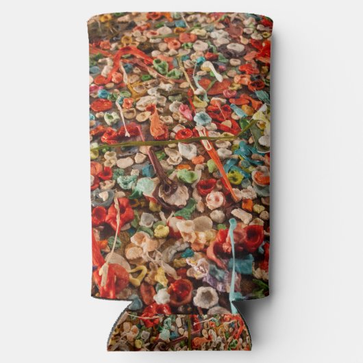 gekauwde bubelgom seltzer blikjeskoeler (Achterkant)