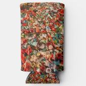 gekauwde bubelgom seltzer blikjeskoeler (Voorkant)