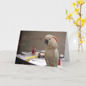 Gekauwde Potloden Kaart (Gele Bloem)