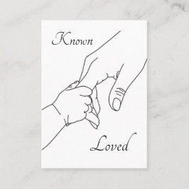 Gekend & Geliefd – Psalm 139 Pro-Life Gebedskaart Plaatskaartje