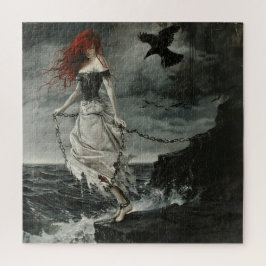 Geketend aan de rotsen legpuzzel