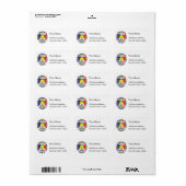 Geketend vrij Tibet Etiket (Full Sheet)