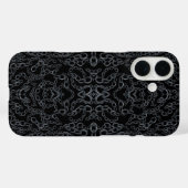 Geketende abstracte gespiegelde afbeelding grijs o Case-Mate iPhone case (Achterkant (horizontaal))