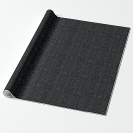 Geketende Abstracte Gespiegelde Beeld Grijs Op Zwa Cadeaupapier