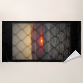 Geketende Zonsondergang Strandlaken