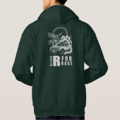 Gekeurd R voor Race Hoodie (Achterkant)