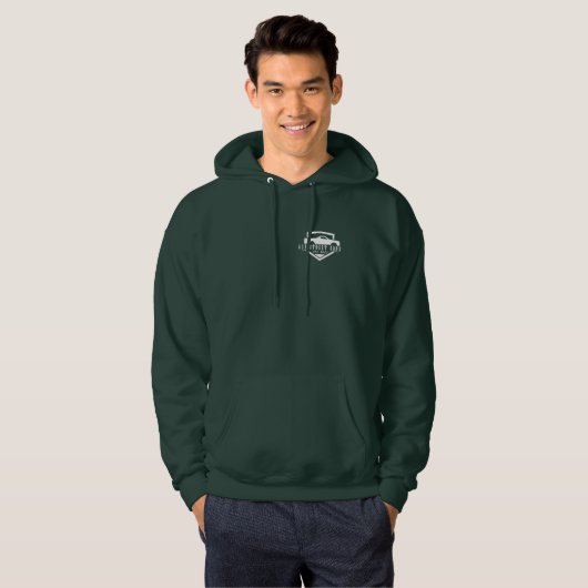 Gekeurd R voor Race Hoodie (Voorkant volledig)