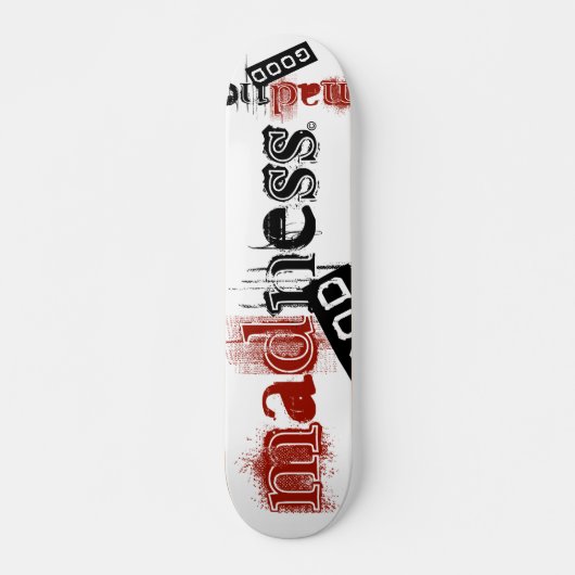 gekheid goed skateboard (Voorkant)