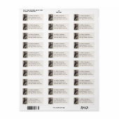 Gekielde Specht Aangepaste Retouradreslabels Etiket (Full Sheet)
